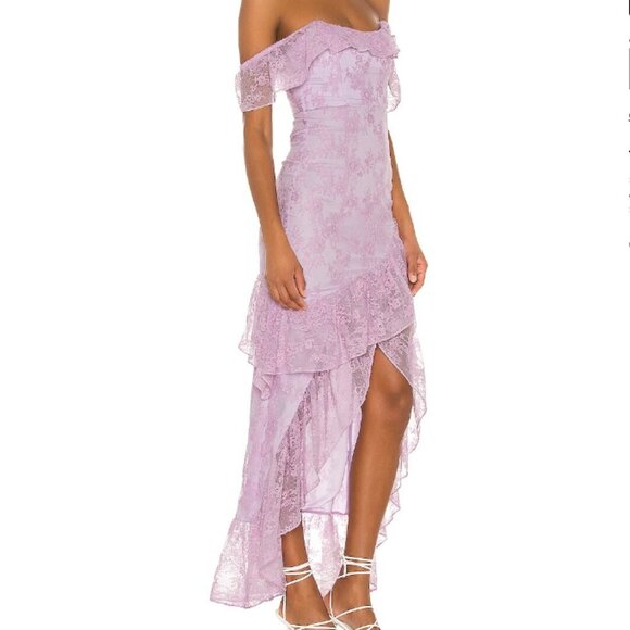 NWOT Lovers and friends Rosewater Lace Gown in white size small - Picture 2 of 5